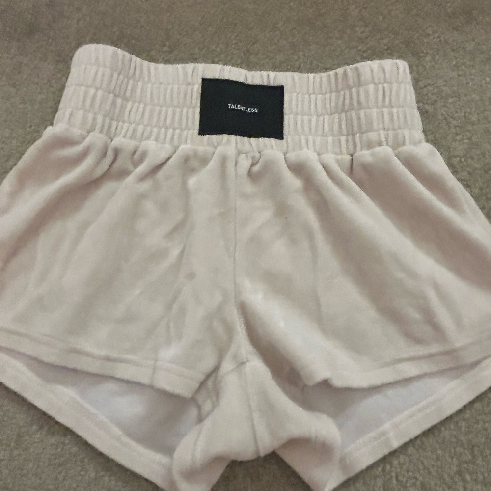 talentless Women's Cream Shorts